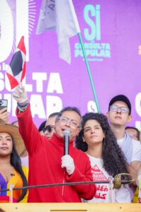 Presidente Petro el 1 de Mayo en la Plaza de Bolivar