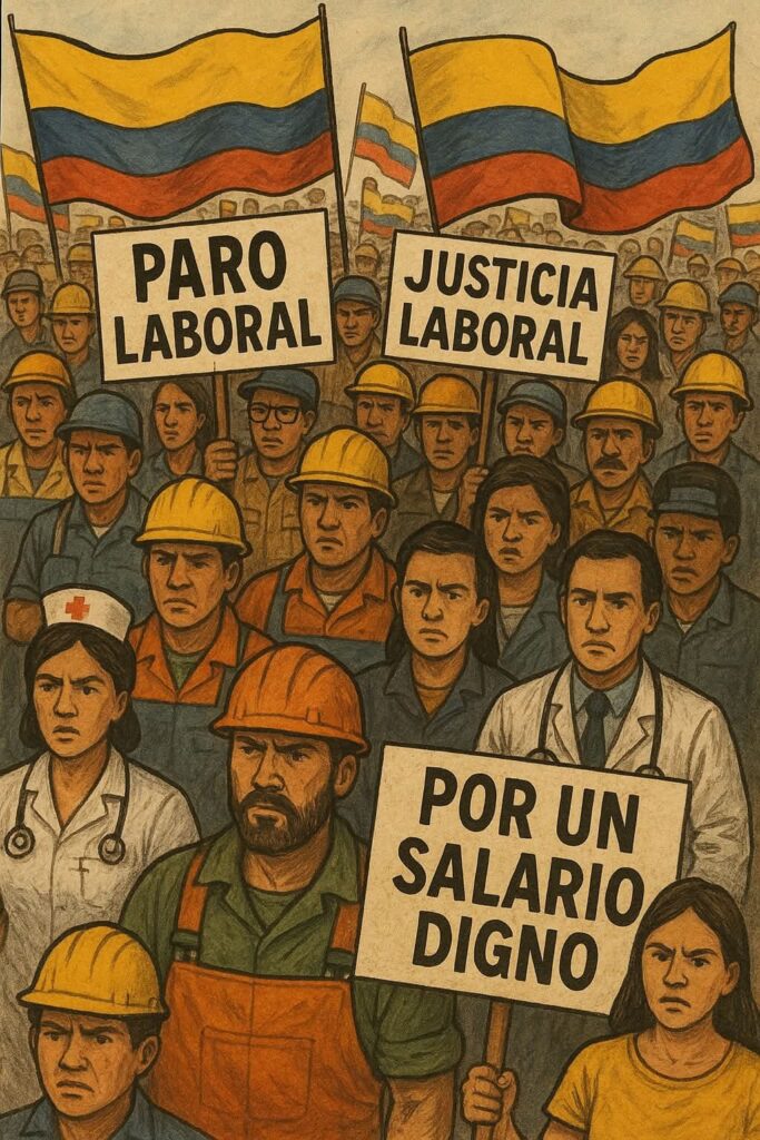Se anuncia paro nacional de 48 horas tras rechazo a consulta popular sobre reforma laboral