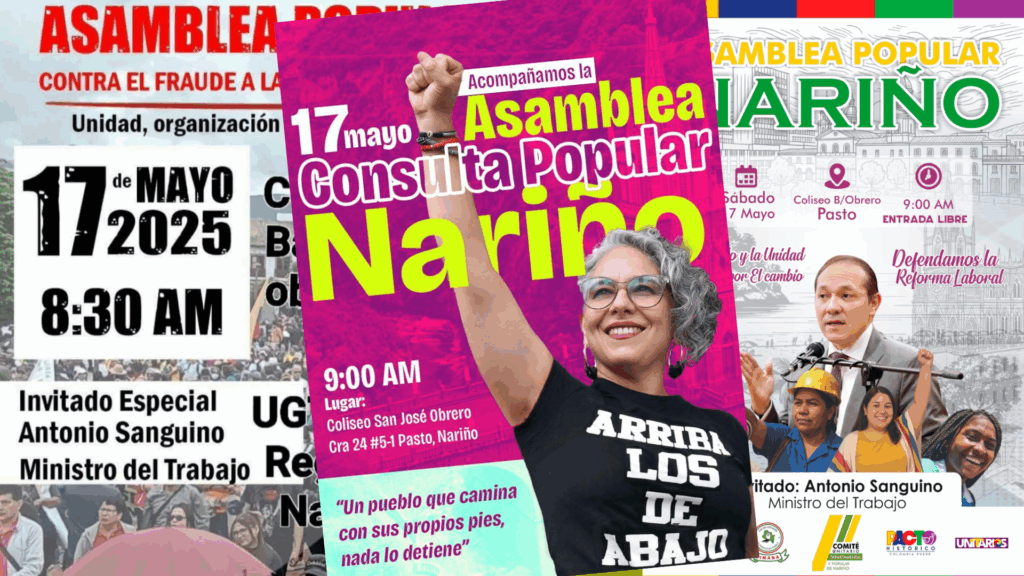 Nariño en Asamblea Popular contra el bloqueo de los políticos a las reformas