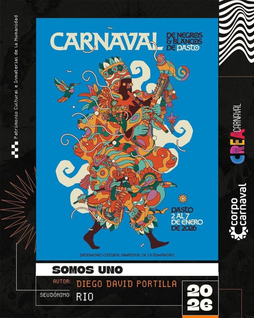 Somos Uno, imagen del Carnaval de Negros y Blancos 2026
