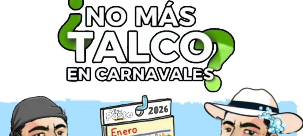 Crece la campaña para eliminar el uso de talco en el Carnaval de Negros y Blancos en Pasto