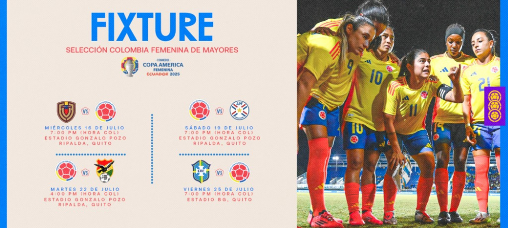 Colombia debuta hoy en la Copa América Femenina: comienza el sueño del título