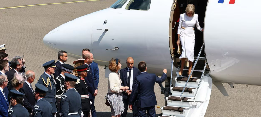 Antes no le pegó de nuevo. Brigitte Macron le hace desplante a su esposo presidente de Francia