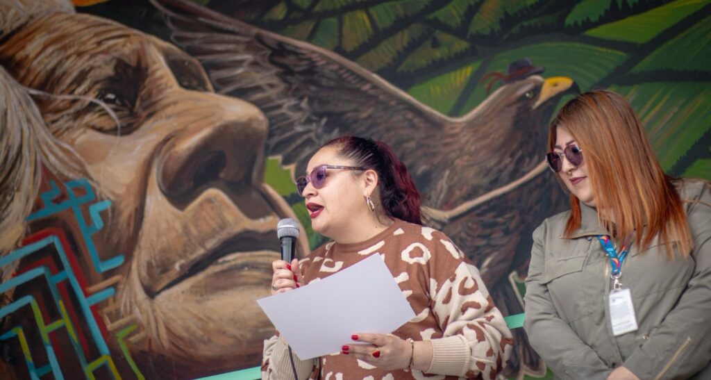 Anganoy estrena el primer mural del programa ‘Muralismo para la Vida’ 1.0