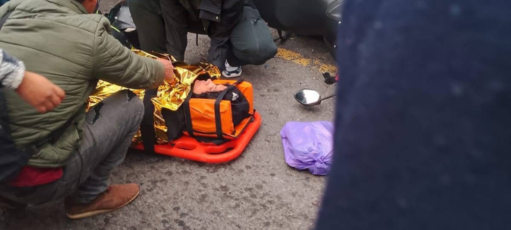 Accidente múltiple en la vía a Ipiales deja una joven herida