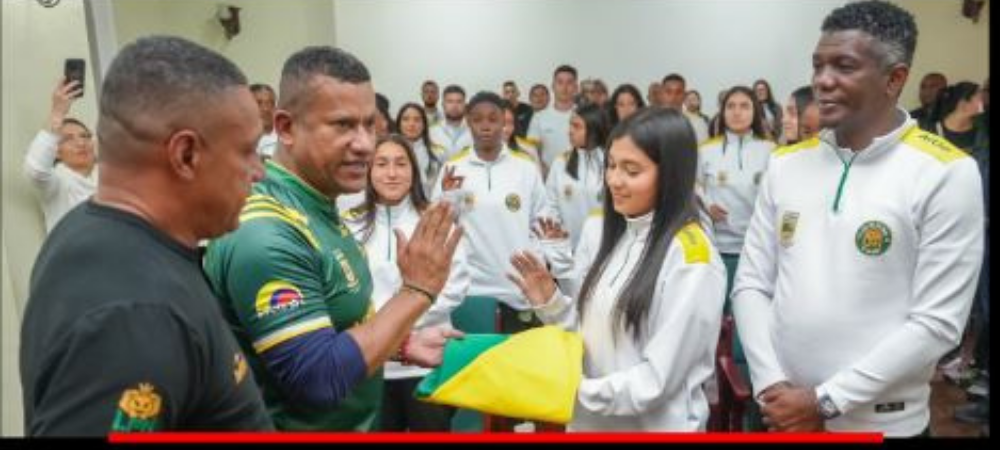 Selección Sub-17 de Nariño recibió la bandera departamental antes de su participación en torneo nacional