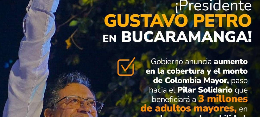 Presidente Petro prepara defensa pública de la reforma pensional en Bucaramanga