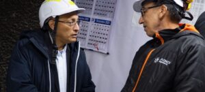 El alcalde de Pasto, Nicolás Toro Muñoz, visitó las obras de mitigación que se adelantan en el túnel de Daza,