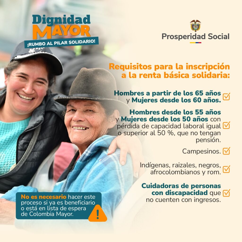 Prosperidad Social inició la búsqueda de casi 12.000 adultos mayores para el Pilar Solidario.