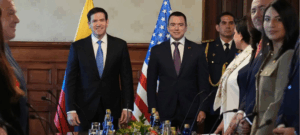 La ofensiva militar de Estados Unidos en  América Latina tiene el apoyo de Ecuador