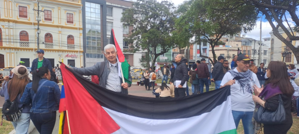 Movilización en Pasto en apoyo a Palestina