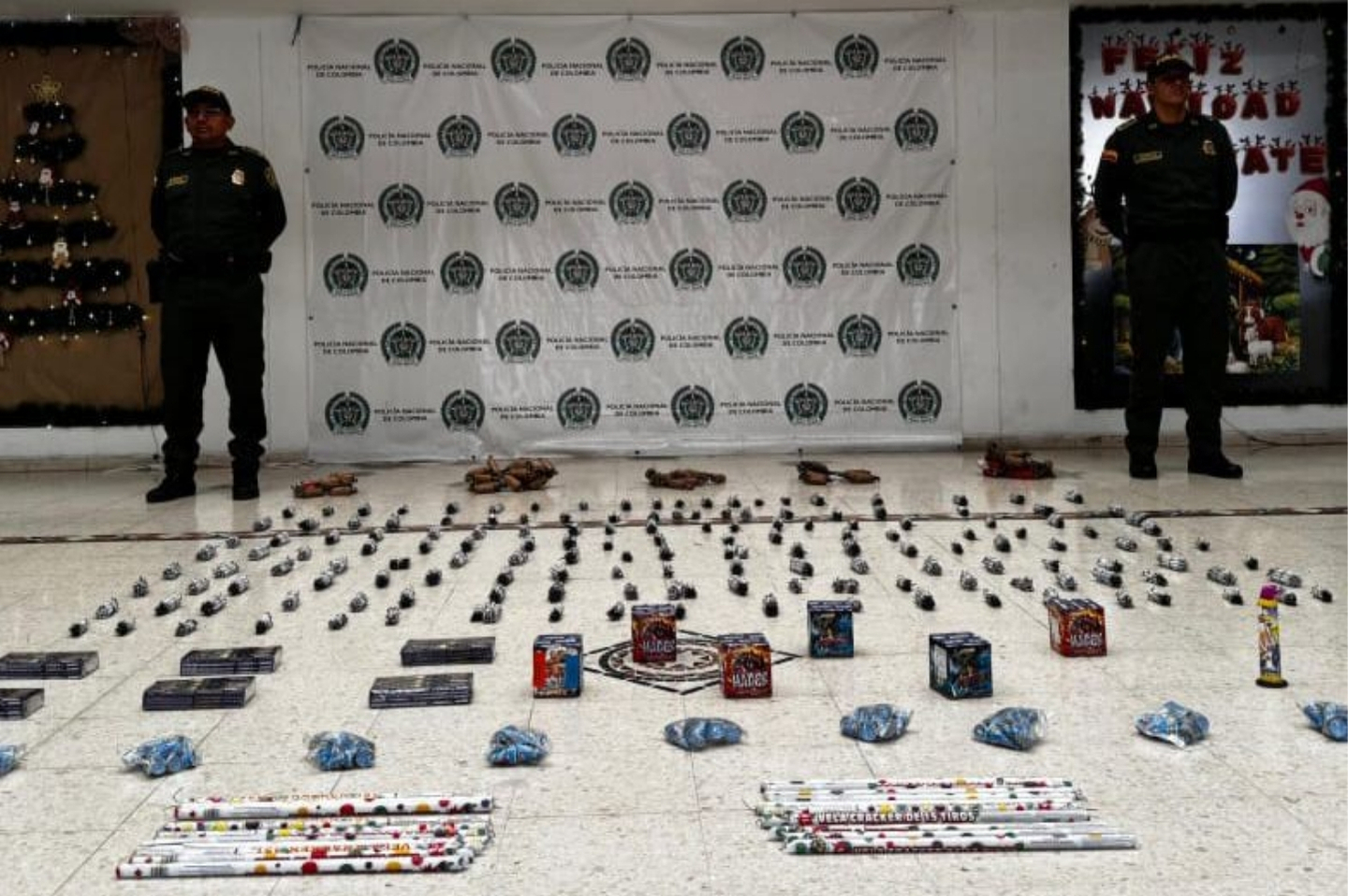 Policía Nacional incauta cargamento de pólvora ilegal en el norte de Pasto