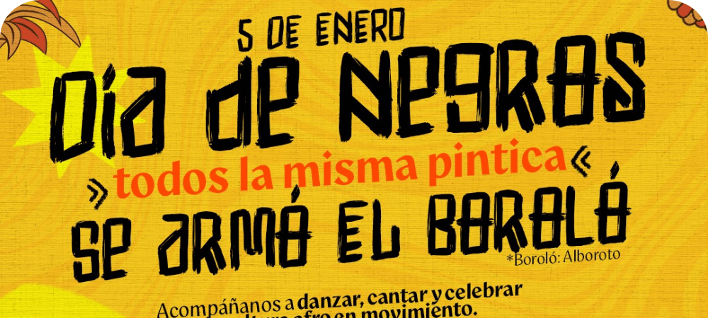 'Boroló’ proyecta el Día de Negros como espacio de memoria, juego y diversidad en el Carnaval de Negros y Blancos 2026