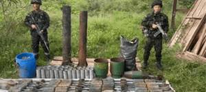 En Tumaco, Nariño, Ejército Nacional destruyó depósito ilegal de explosivos con más de 100 minas anti personal del GAO-r Iván Ríos