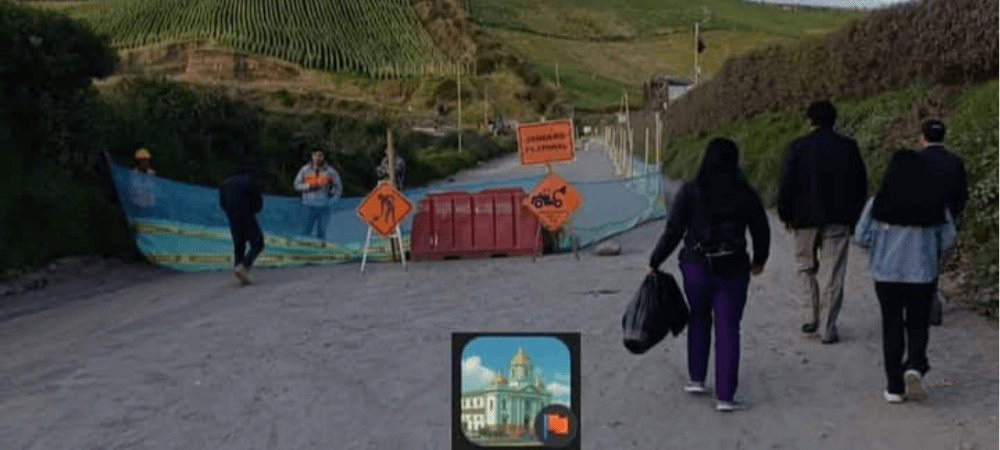 Cierre total temporal en la vía Pupiales–Ipiales por obras de pavimentación