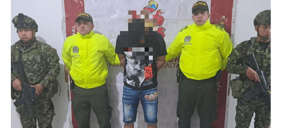 Capturan en Ipiales a alias “Caballo”, presunto cabecilla de las Autodefensas Unidas de Nariño