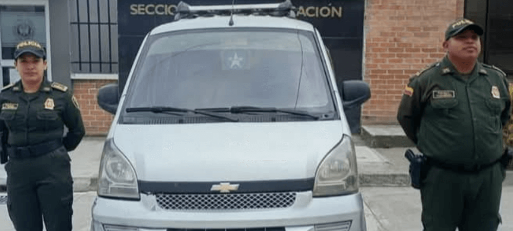 Policía Nacional recupera vehículo hurtado en el barrio El Tejar de Pasto