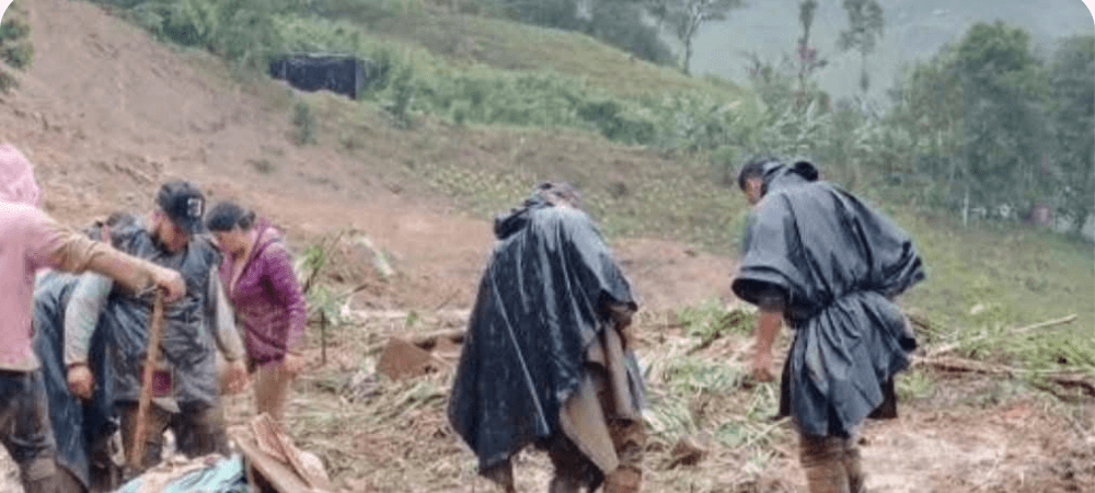 Tragedia en Samaniego avalancha en la vereda El Palacio deja tres personas fallecidas