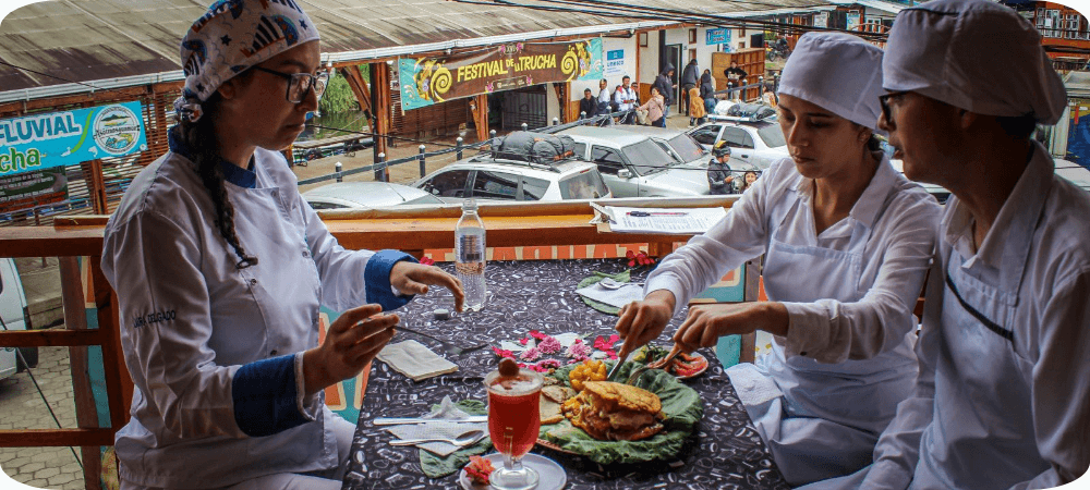 Total exito fue el Concurso del Plato Típico y Gourmet en el XVII Festival de la Trucha