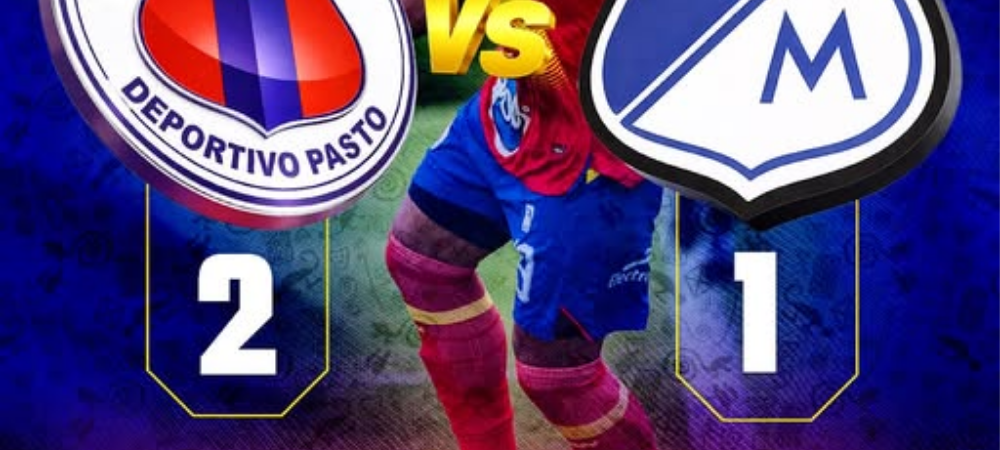 Deportivo Pasto vence a Millonarios y se consolida como líder invicto de la Liga BetPlay