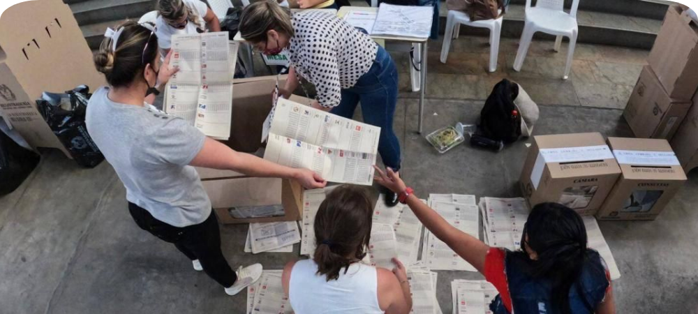 Escrutinio internacional y logistica electoral mantienen en espera la conformación final del Senado